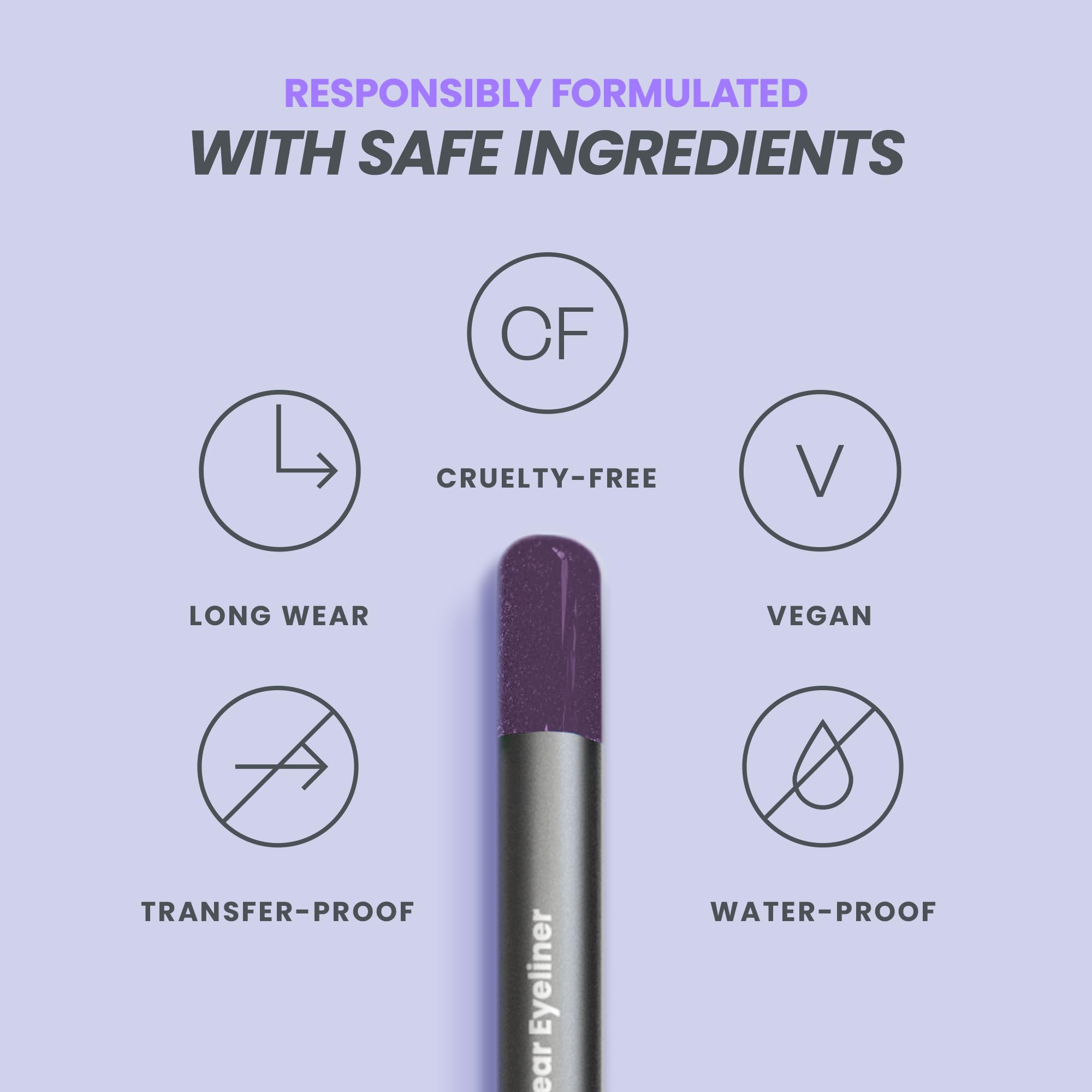 Wonderskin 1440 Longwear Waterproof Eyeliner Pencil - Eggplant 3