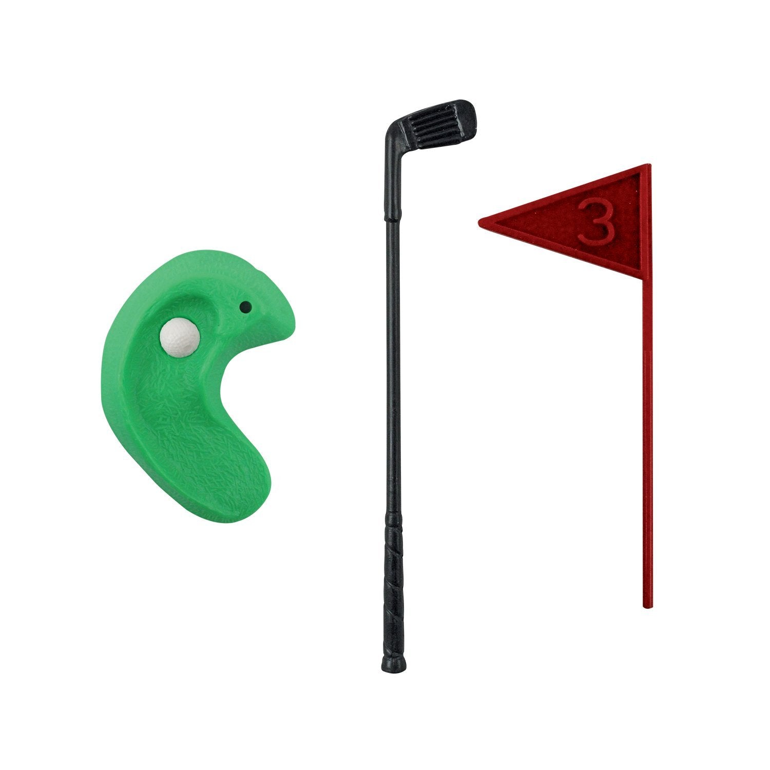 PME GS010 Golf-Dekorationen – 13-teiliges Kuchendekorationsset aus Kunststoff 3