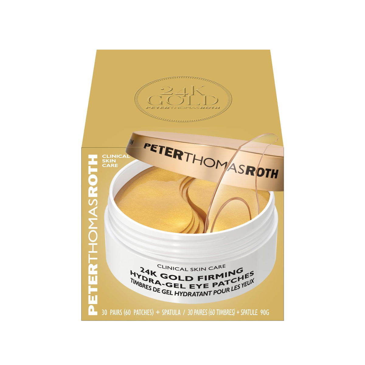 Peter Thomas Roth 24K Gold Pure Luxury Lift & Firm Hydra Gel Eye Patches - 60 Count