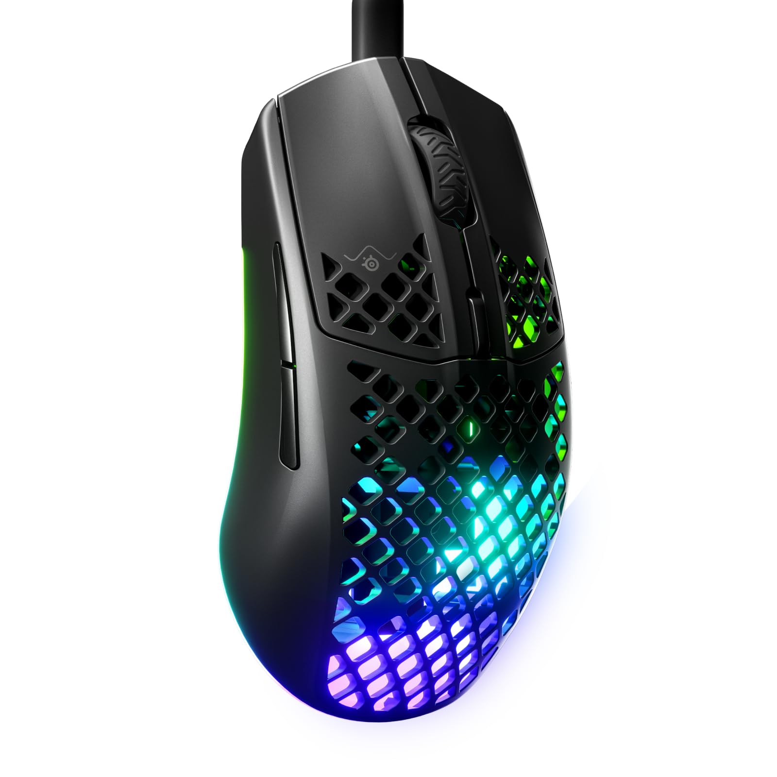 SteelSeries Aerox 3 Gaming Mouse - Ultra-lightweight 59g | Optical Sensor | 6 Buttons | Black