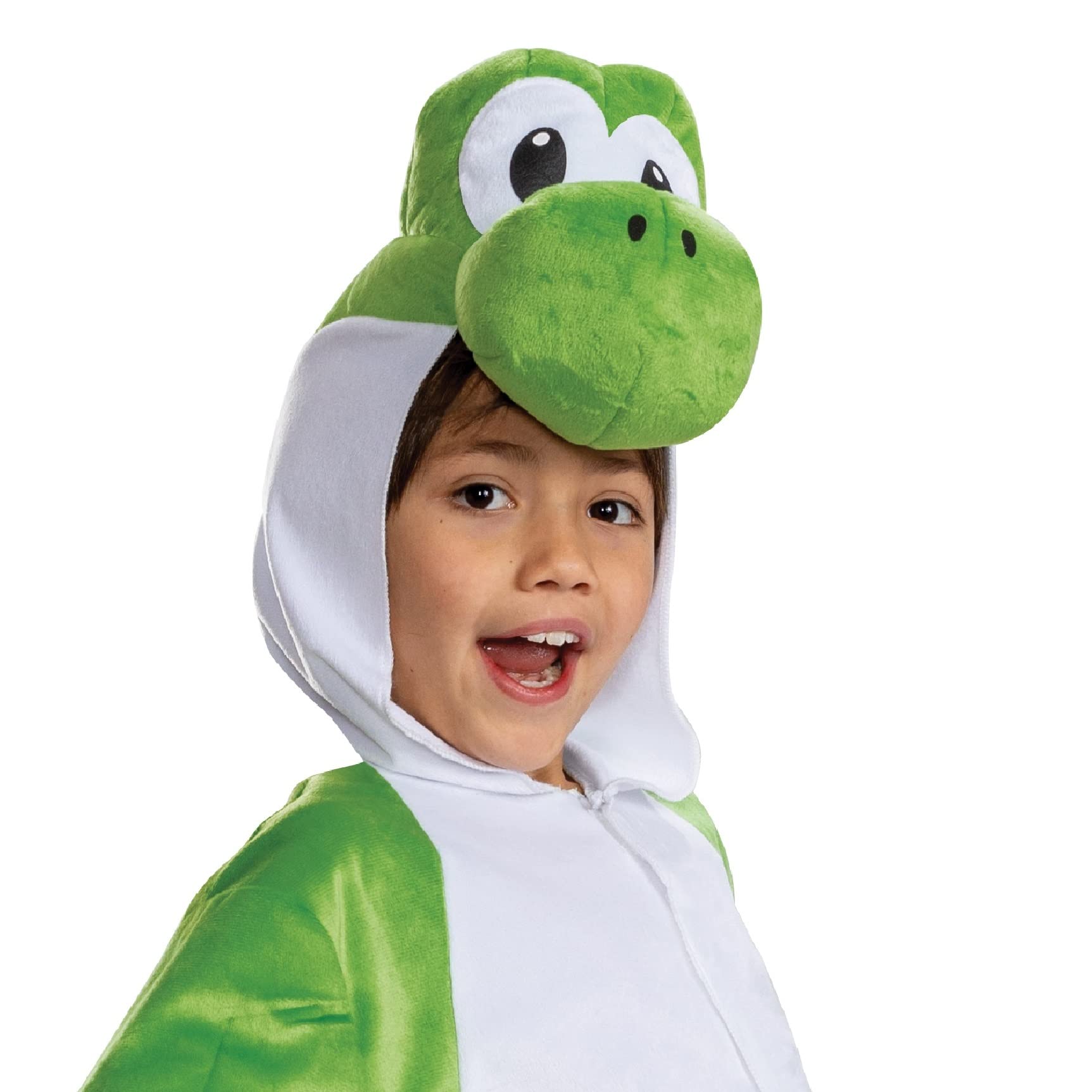 Disguise Yoshi Hooded Jumpsuit - Fancy Dress Costume for Kids