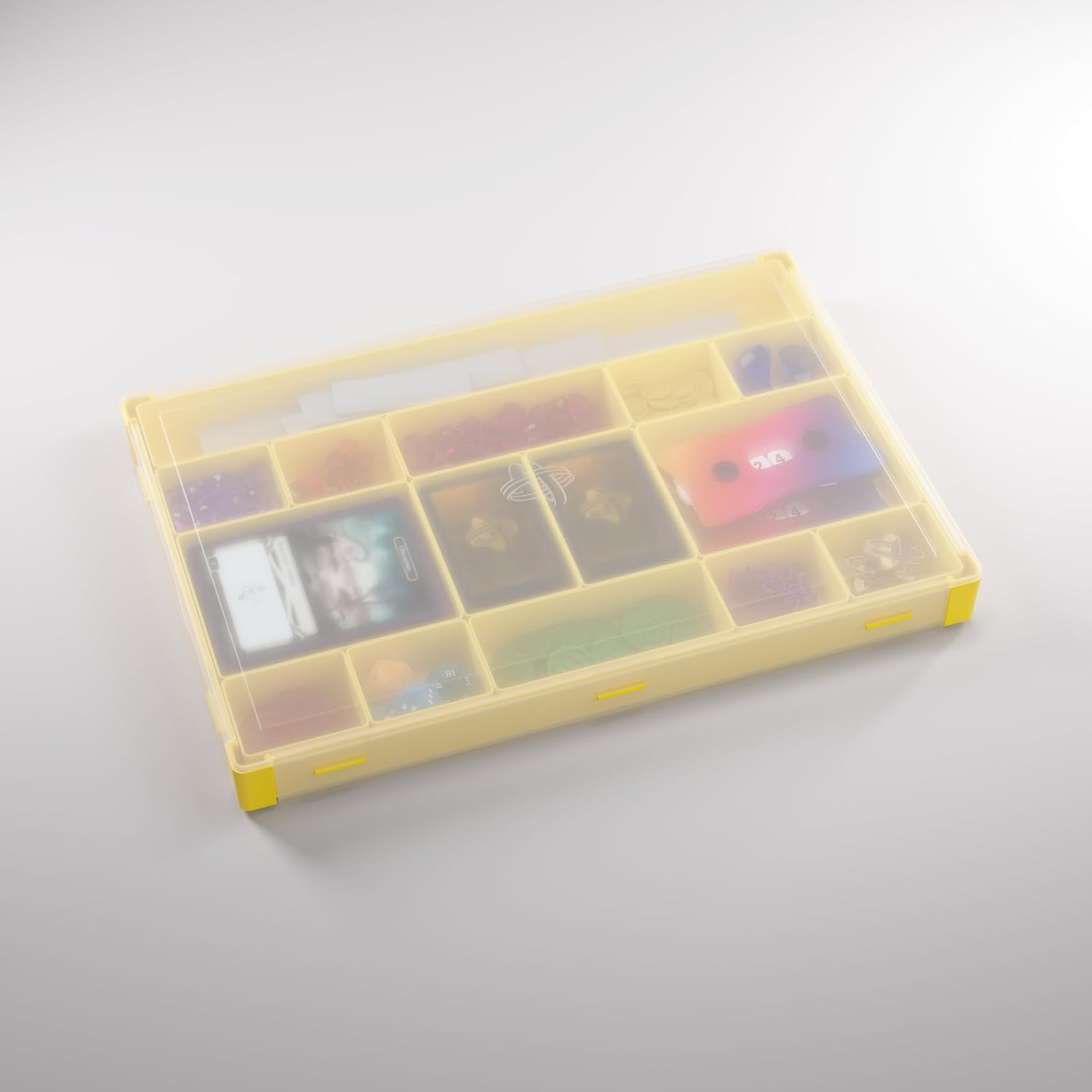 Gamegenic Token Silo XL Yellow - Board Game Storage with Removable Compartments 3