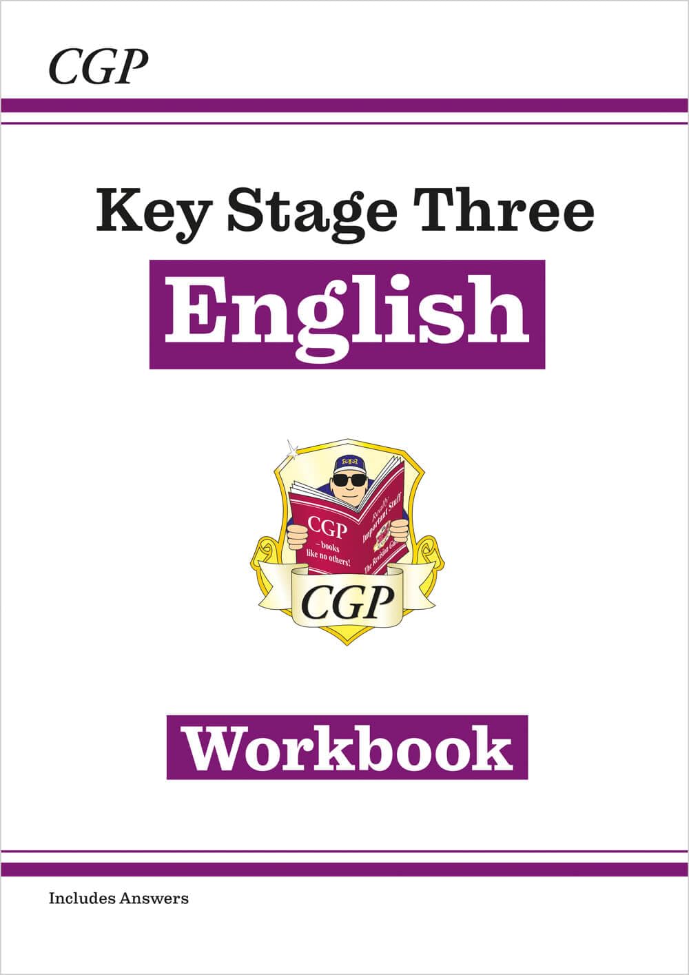 CGP KS3 English Workbook (with answers) - Catch-up & Home Learning | Revised Edition