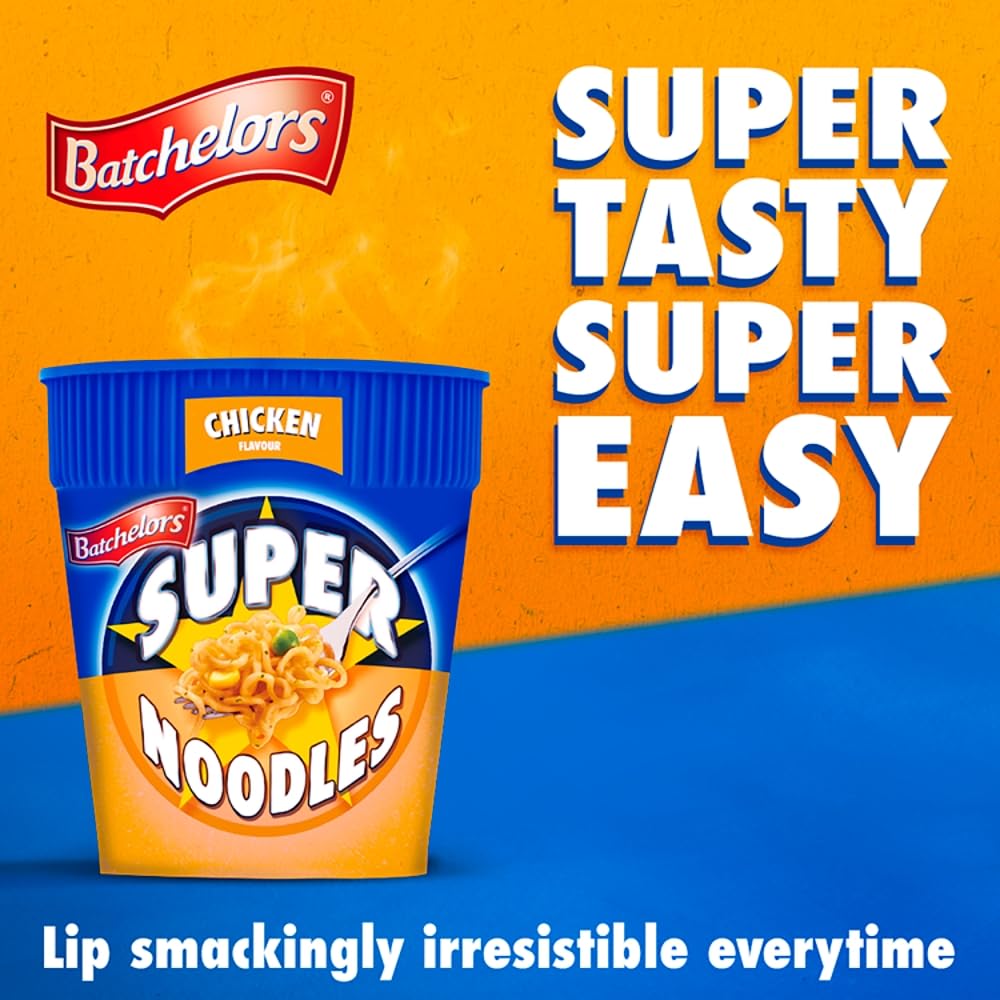 Batchelors Super Noodles Instantnudeln mit Hühnergeschmack (75 g, 8er-Pack) 5
