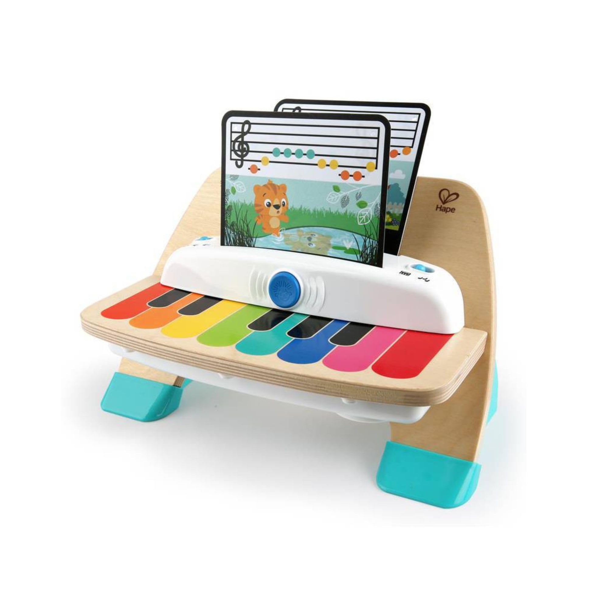 Baby Einstein Hape Magic Touch Piano - Wooden Musical Toy for Toddlers 6-36 Months