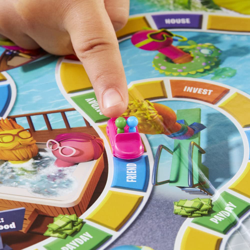 Hasbro Gaming The Game of Life Family Board Game for 2-4 Players Ages 8+