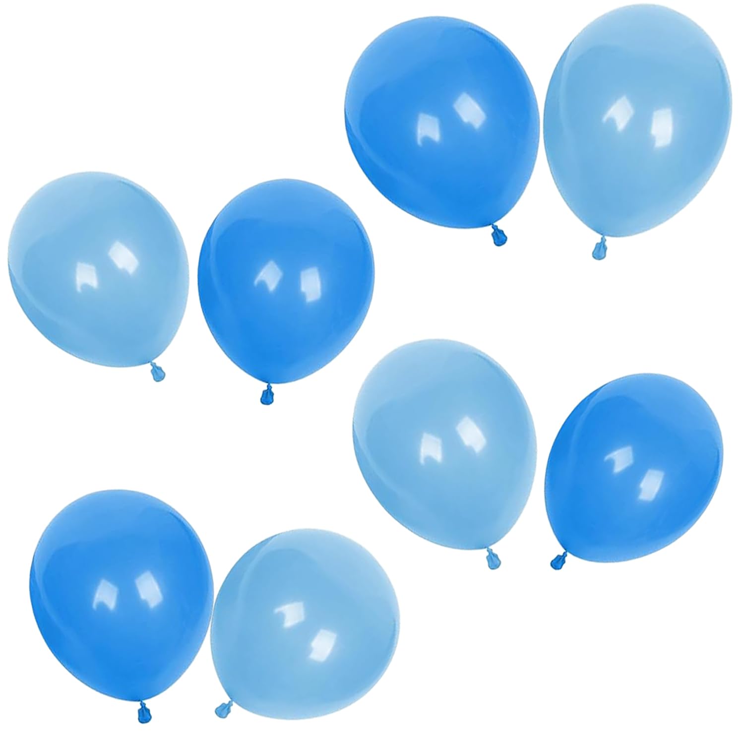 Talking Tables Blue Balloons - Pack of 8 Latex Party Decorations, 30.5cm