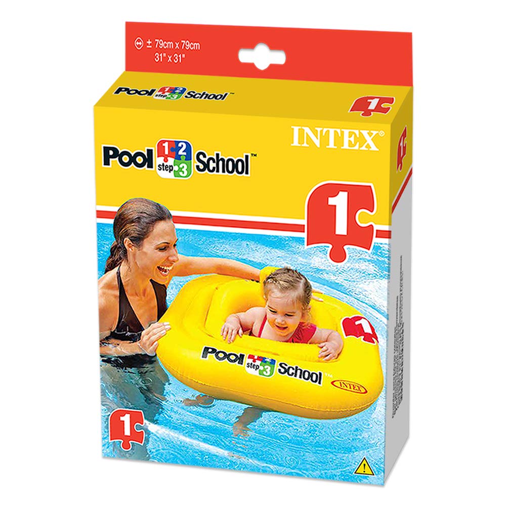 Intex 56587EU Deluxe Baby Float - Square Ring with Back Support for Stability 5