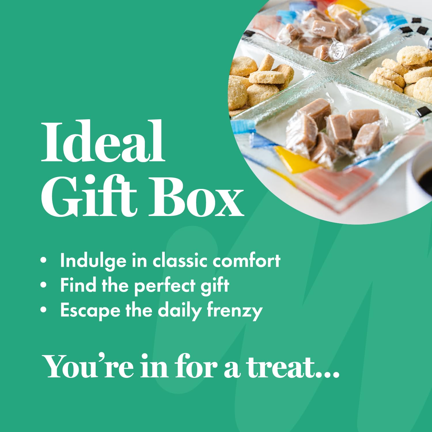 Josh & Jim's Fudge & Shortbread Gift Box - Traditional British Recipe Clotted Cream Fudge | 280g 5
