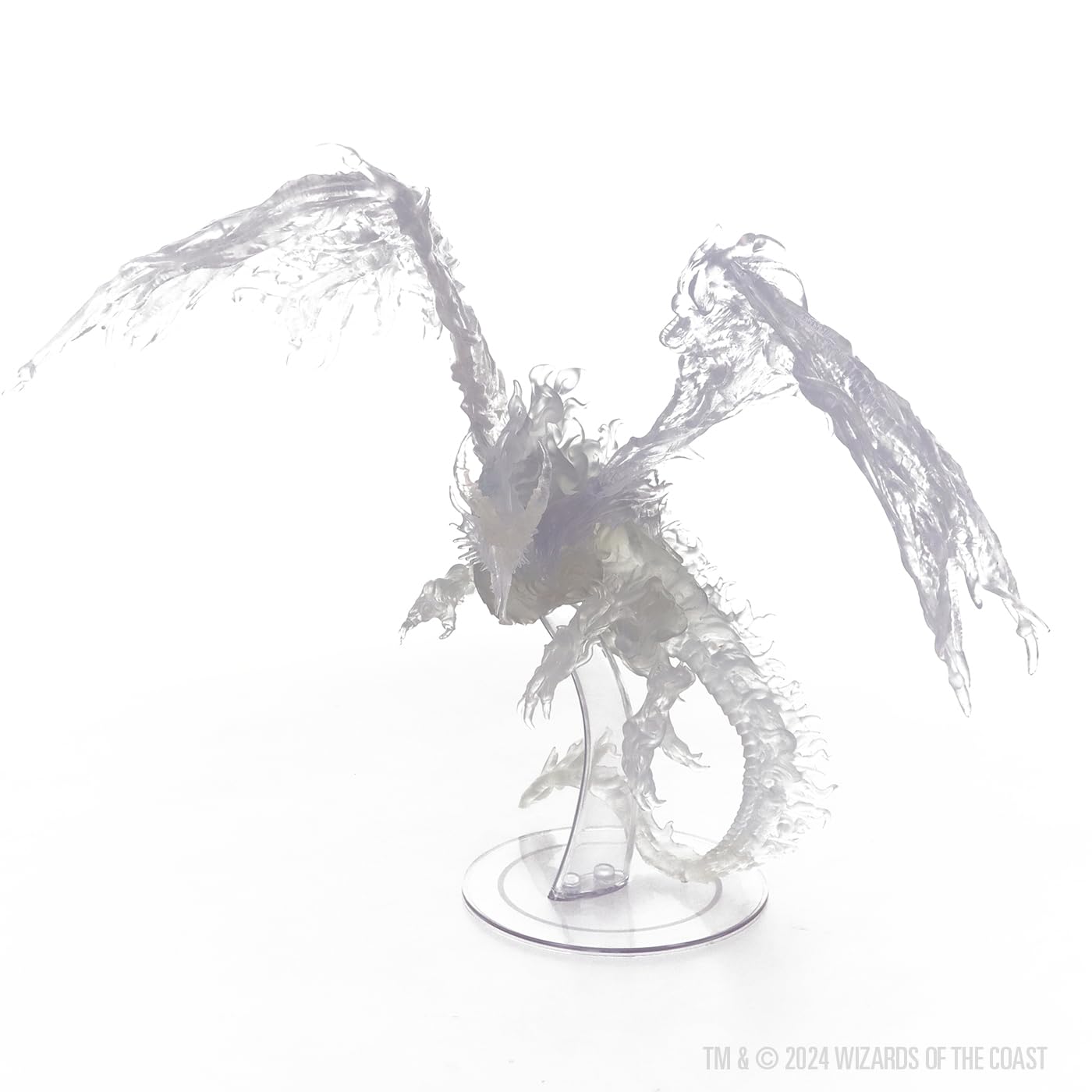 WizKids D&D Nolzur's Marvelous Miniatures Red Ghost Dragon Unpainted Miniature 3