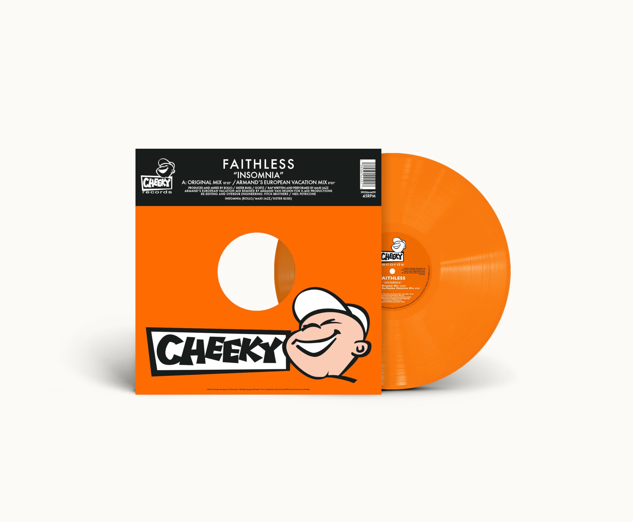 Faithless - Insomnia [Orange Vinyl LP]