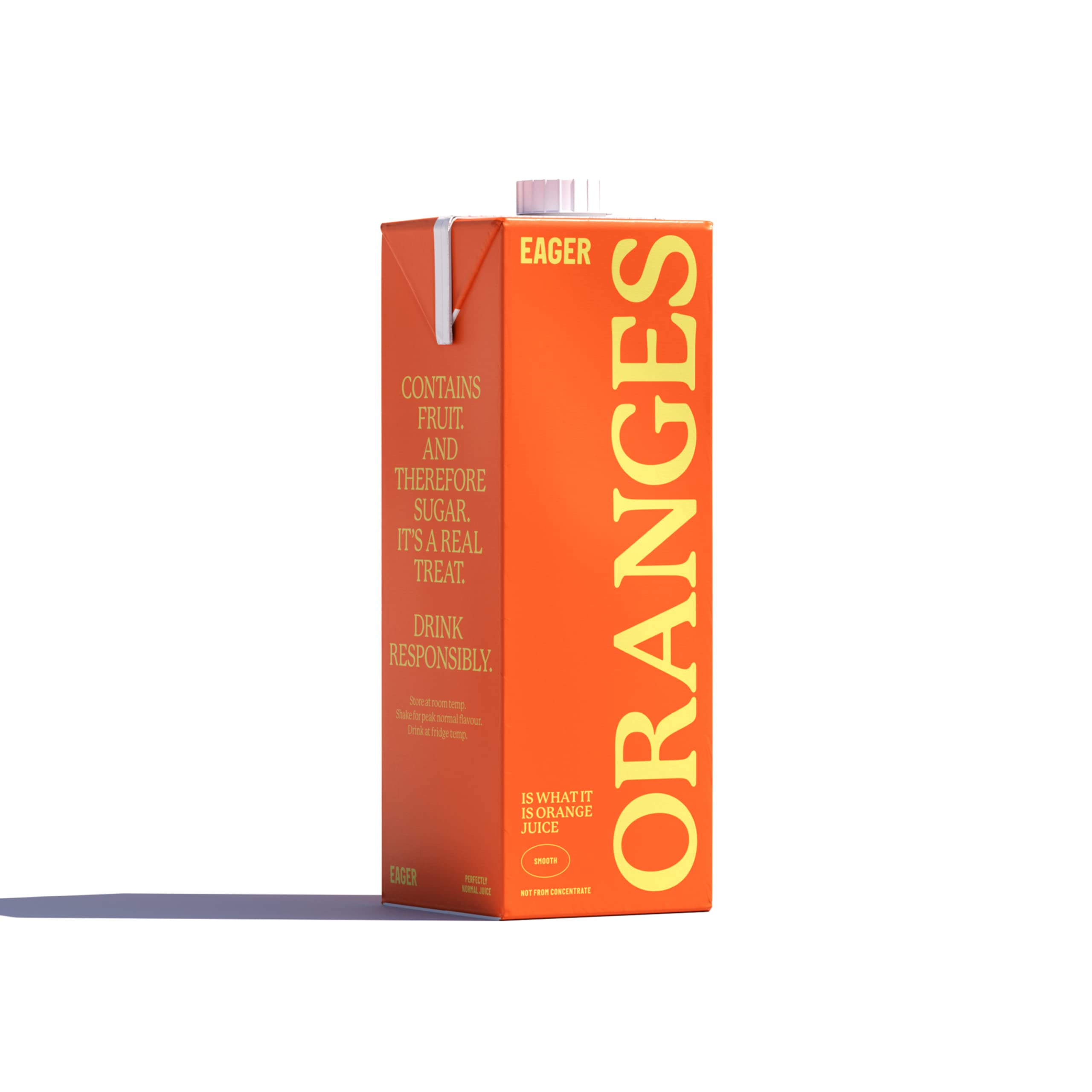 Eager - Smooth Orange Juice 100% Squeezed, No Bits, 1 Litre 7