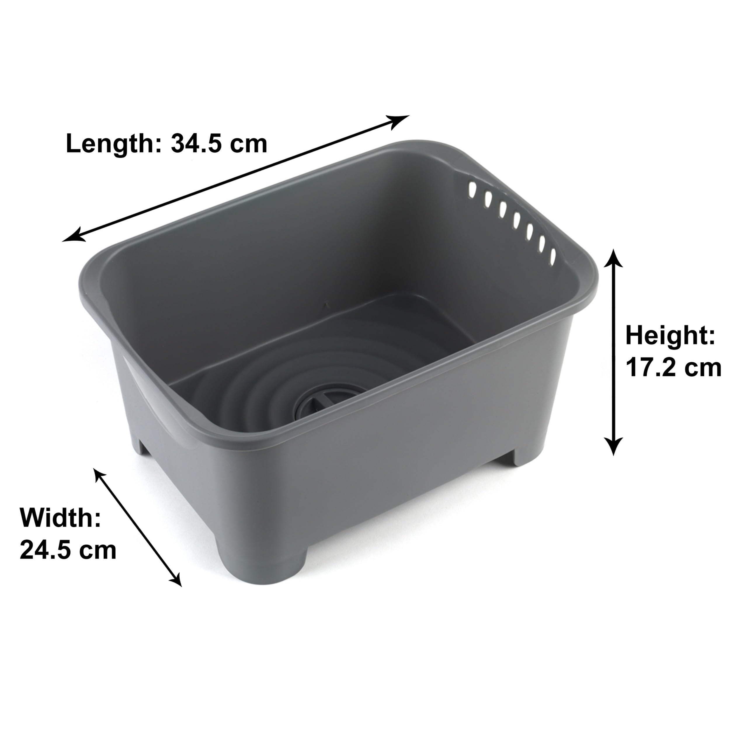 Beldray - Kitchen Sink Washing Up Bowl with Integrated Drainer