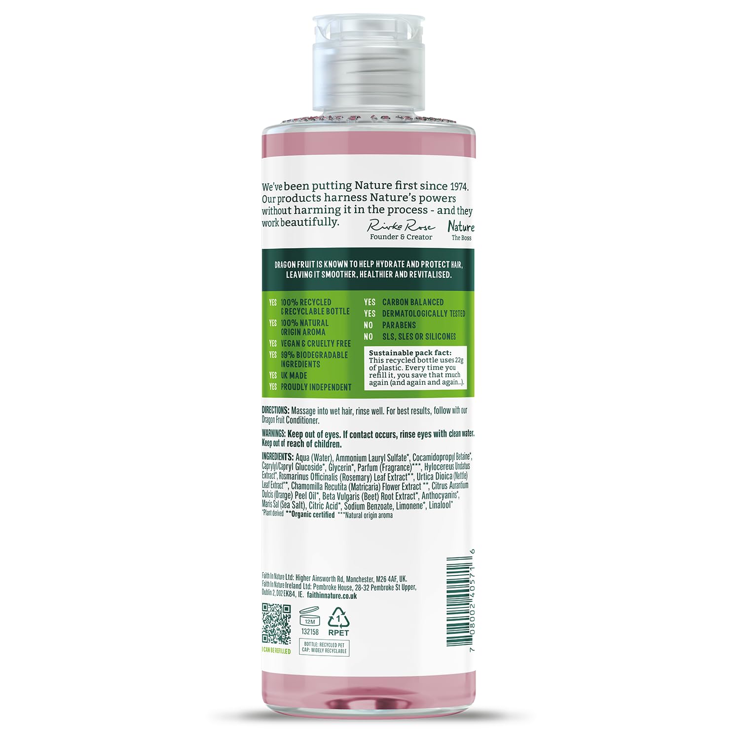 Faith In Nature - Dragon Fruit Shampoo for Oily Hair & Scalp (400ml)