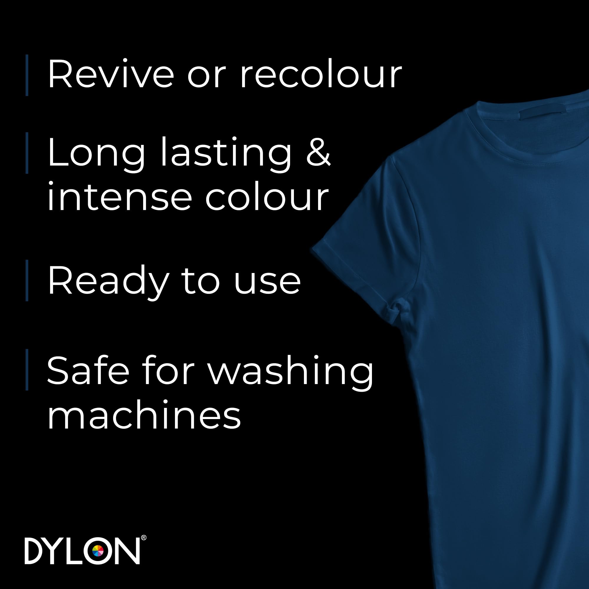 Dylon Washing Machine Fabric Dye Pod - Jeans Blue, 350g