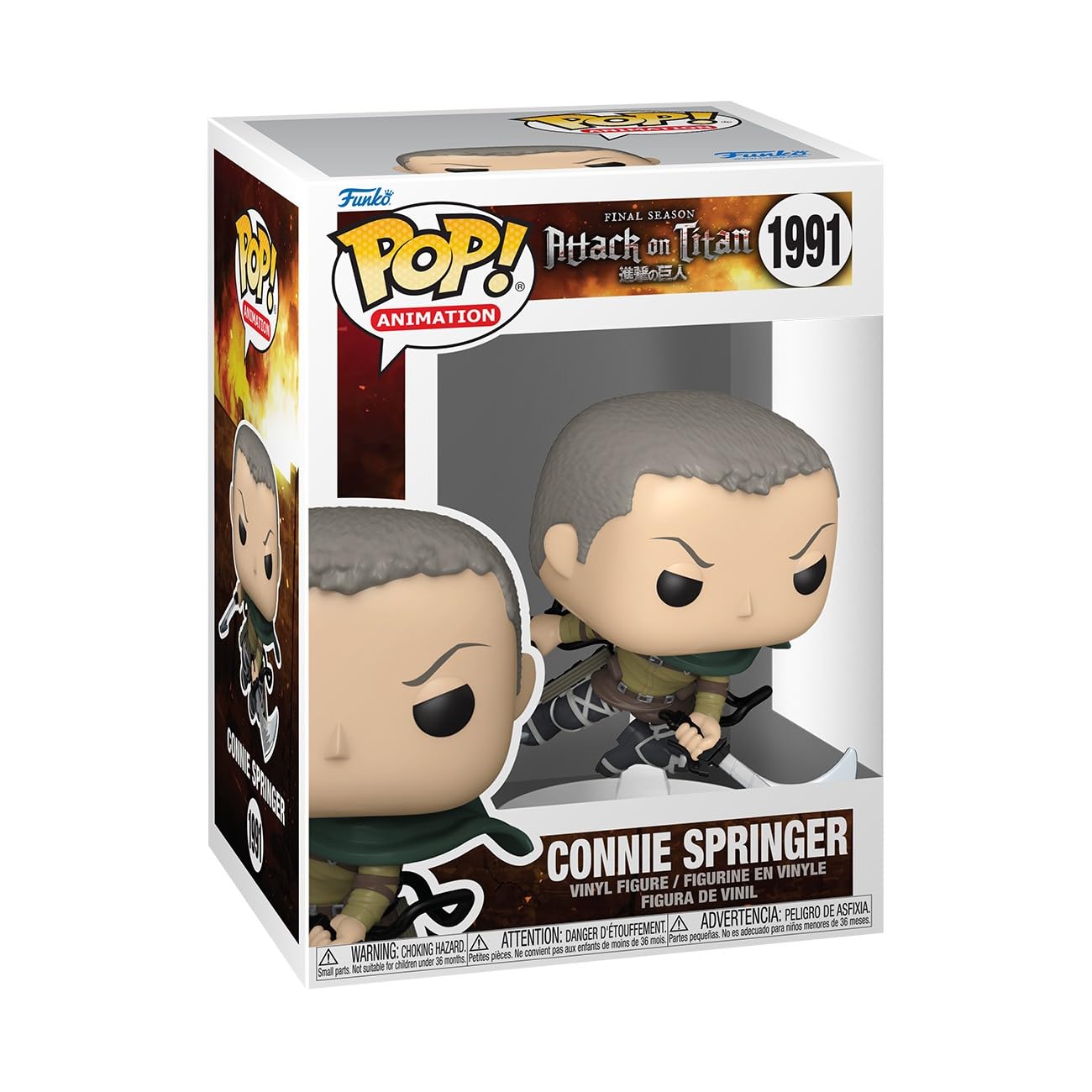 Funko Pop! Animation: Attack on Titan - Connie Springer Vinyl Figure | Approx. 3.75 Inches Tall | Model 80370 1