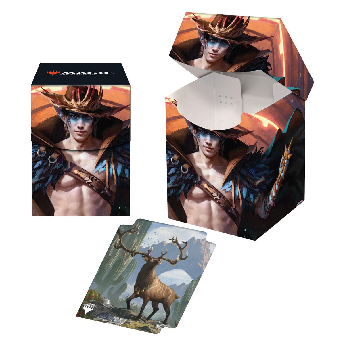 Ultra Pro Magic: The Gathering Outlaws of Thunder Junction 100+ Deck Box - Oko Art