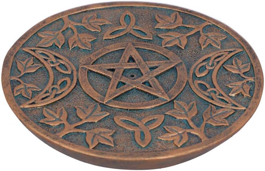 Nemesis Now Divine Essence Wiccan Incense Burner, Bronze (12.7cm)