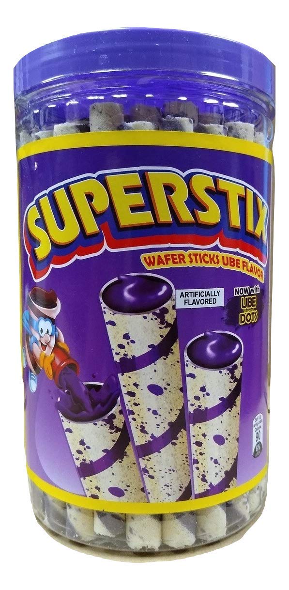 Super Stix Ube Flavour Wafer Stick with Super Dots 324g 6