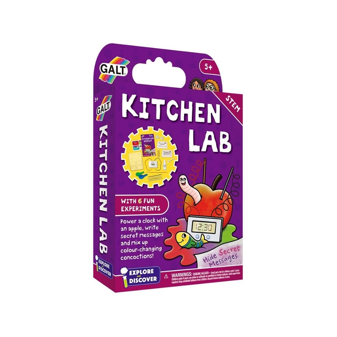 Galt Kitchen Lab - Science Kit for Kids Ages 5-10 with 6 Interactive Experiments 6