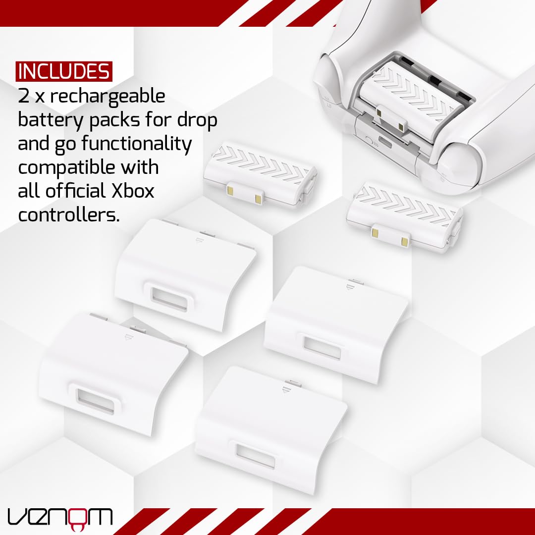 Venom Cool & Charge Vertical Stand for Xbox Series S with Controller Charging and Cooling Fans 4