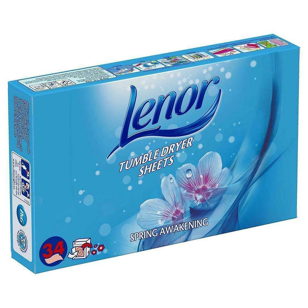 Leno Tumble Dryer Sheets Spring Awakening - 136 Count (4 x 34 Sheets) | Reduces Static & Softens 2