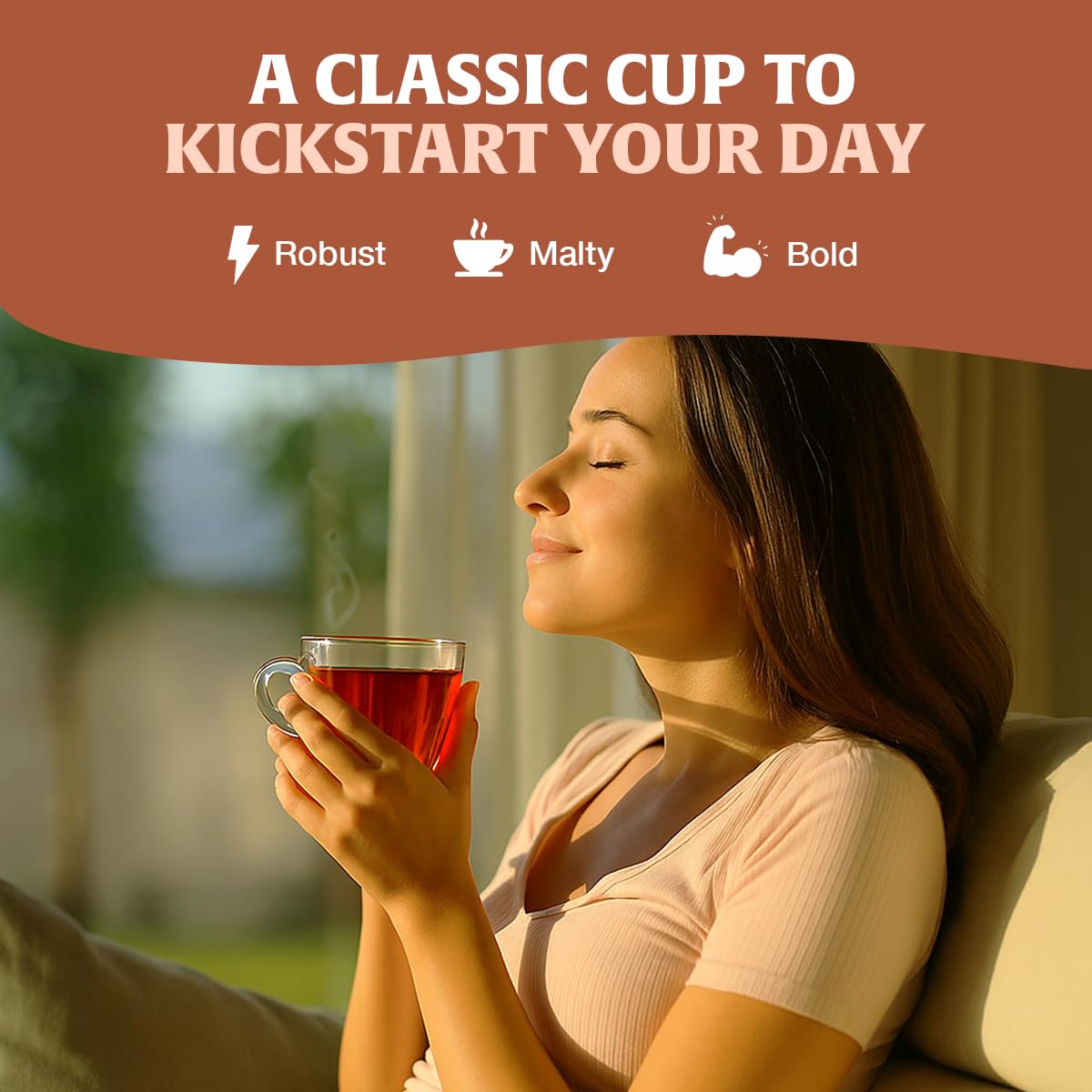 HANDPICK English Breakfast Schwarzteebeutel (100 Stück) Stark, kräftig | Umweltbewusster, CO2-neutraler Tee für heiße oder eisgekühlte Aufgüsse 3