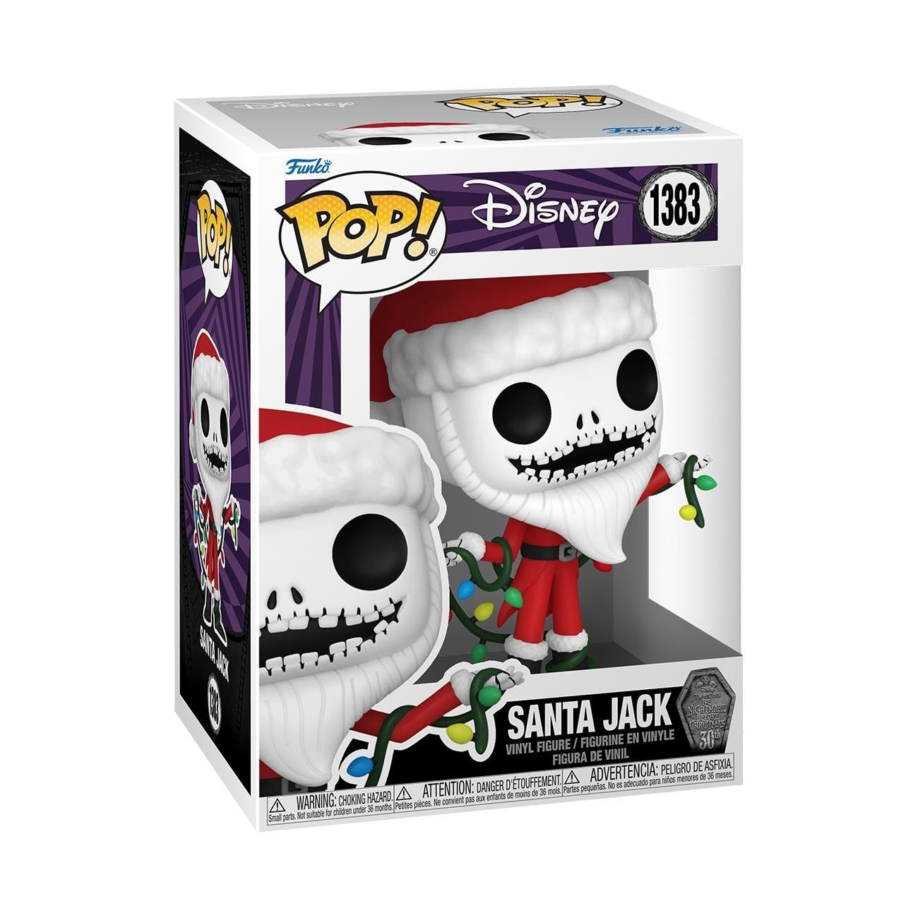 Funko Pop! Disney: The Nightmare Before Christmas - Santa Jack Skellington Vinyl Figure