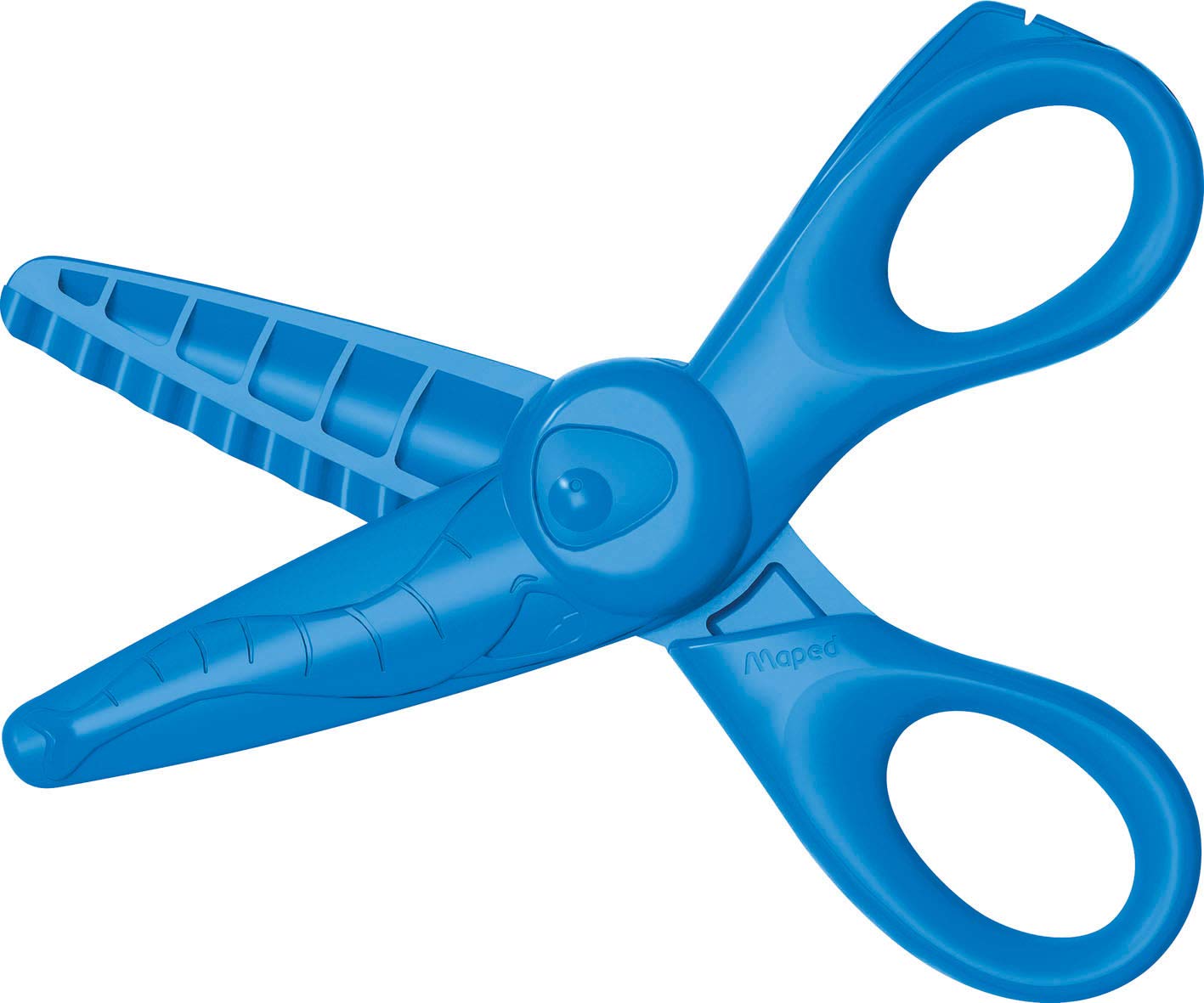 Maped Kidicraft Safety Craft Scissors Set - 3 Pack with Zig Zag & Curve Cuts | Plastic Blades