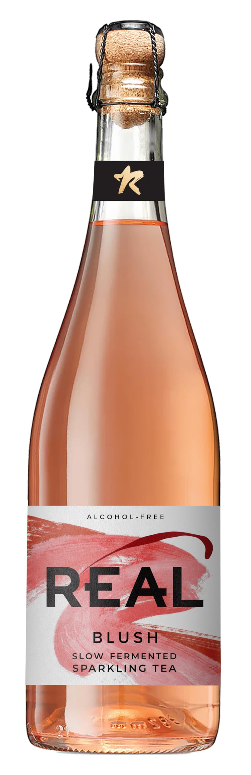 REAL Kombucha Blush Slow Fermented Sparkling Tea - 750ml | 100% Natural | Alcohol-Free 1