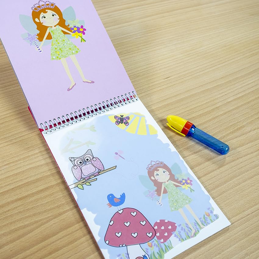 Galt Water Magic - Fairies Reusable Water Reveal Colouring Book for Kids 3+ 10