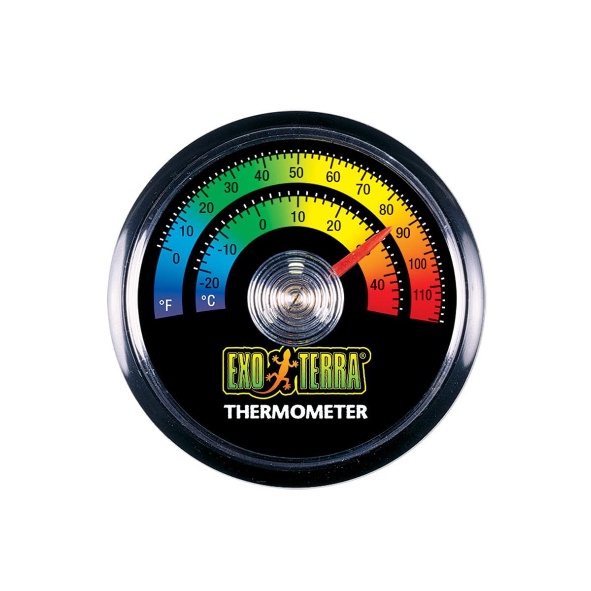 Exo Terra Dial Thermometer - Analog Display | Dual Probe | Monitors Terrarium Temperature