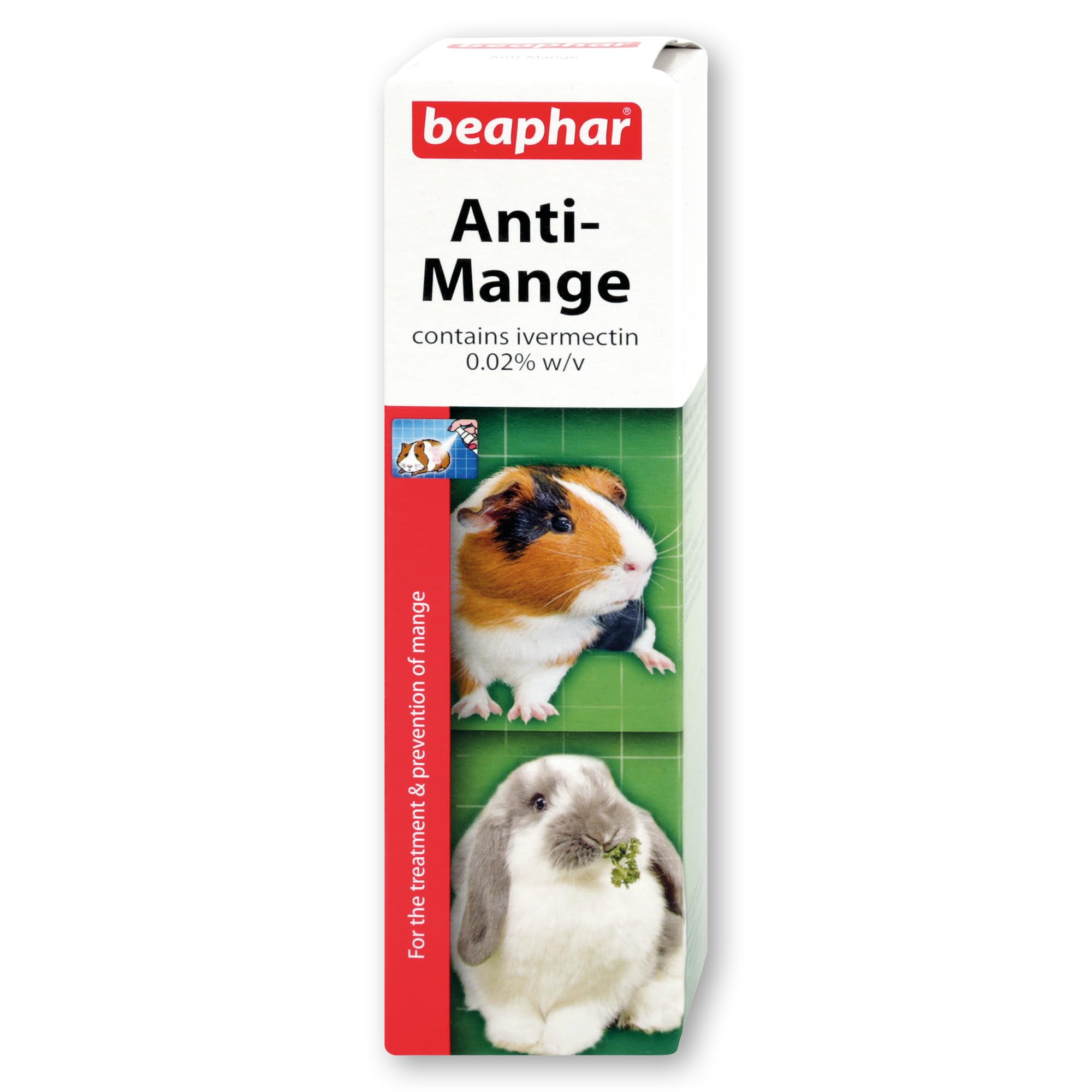 Beaphar Anti-Mange Spray for Small Animals - Kills Mites & Prevents Infestation | 75ml Liquid