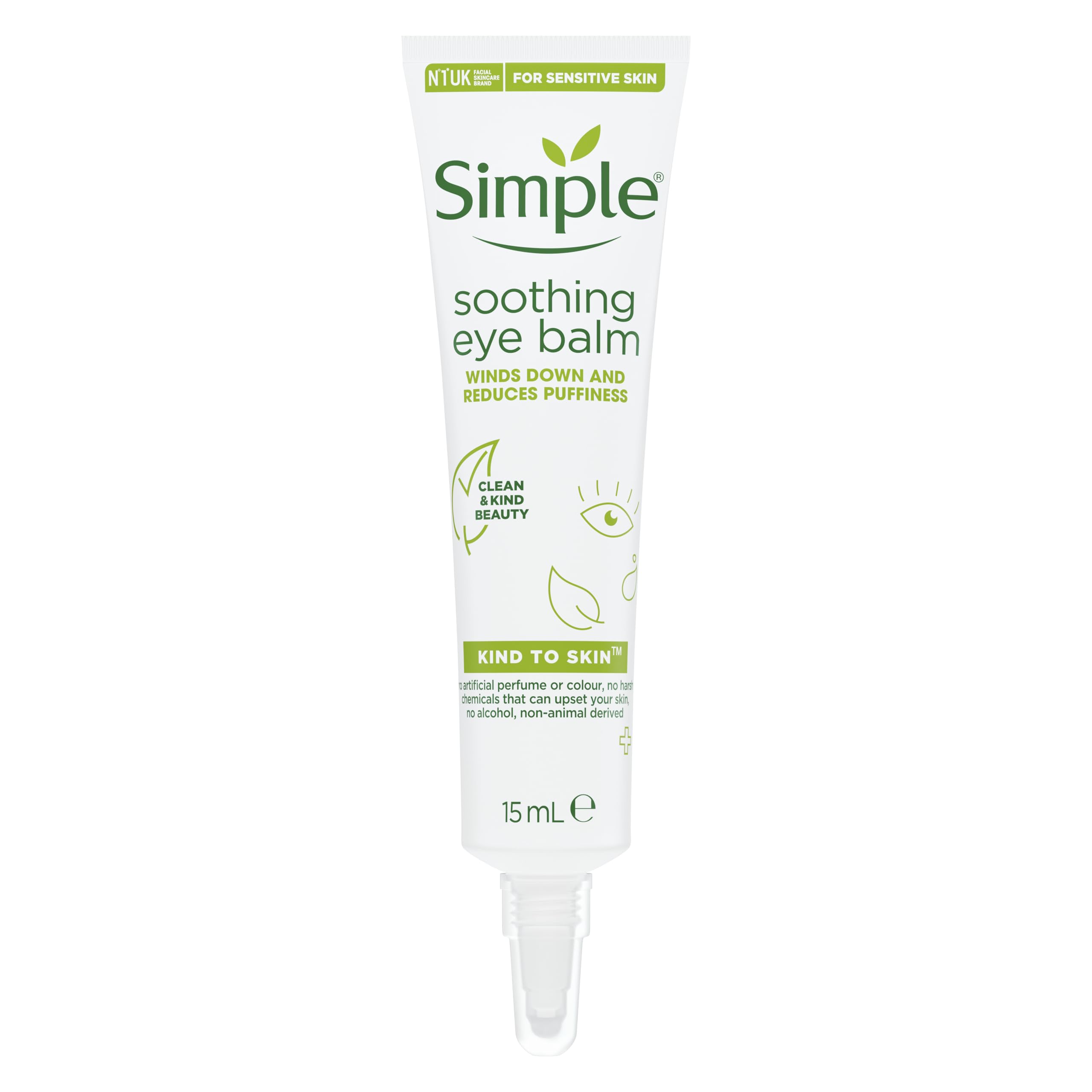 Simple - Soothing Eye Balm for Sensitive Skin (6 x 15 ml)