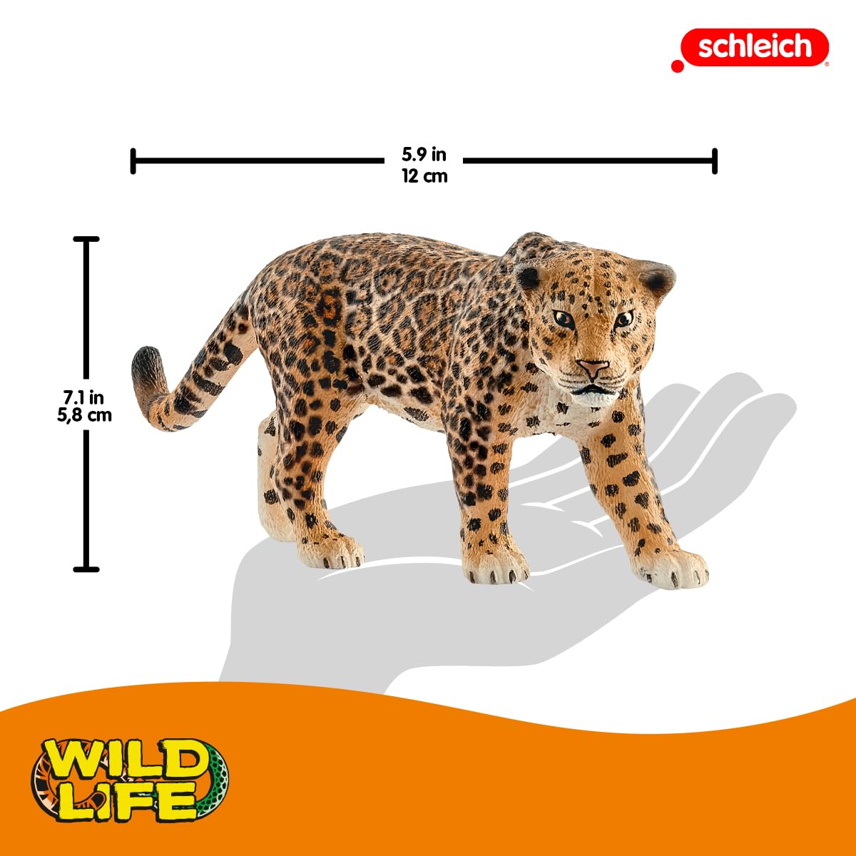 Schleich 14769 Jaguar - Realistic Animal Figurine for Kids 3+ 7