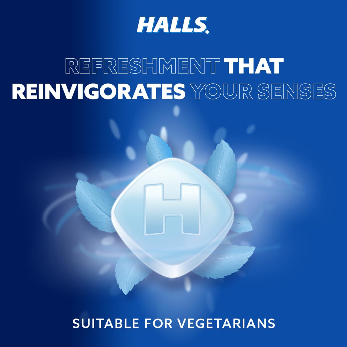 HALLS Sugar Free Menthol Action Original Throat Lozenges (32g x 20 Bulk Box) 8