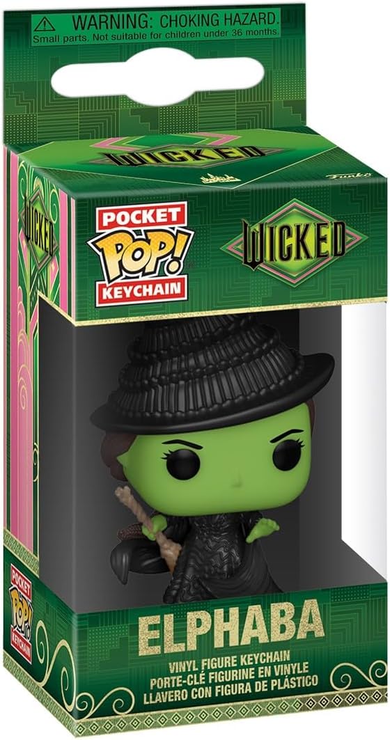 Funko Pop! Keychain: Wicked - Elphaba Vinyl Figure