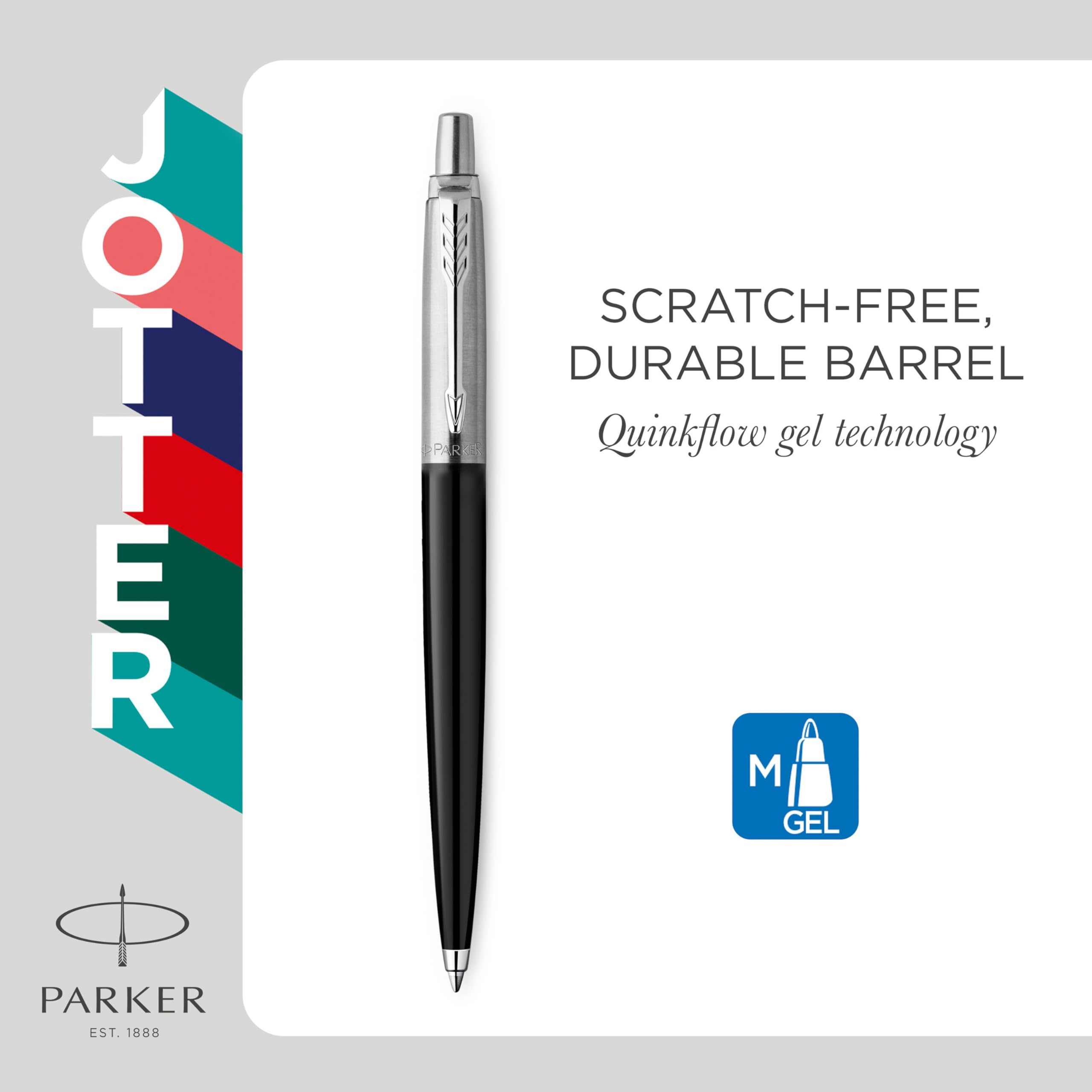 PARKER Jotter Originals Trio Gift Set - Ballpoint, Gel Pen & 0.5mm Mechanical Pencil | Multicolor 4