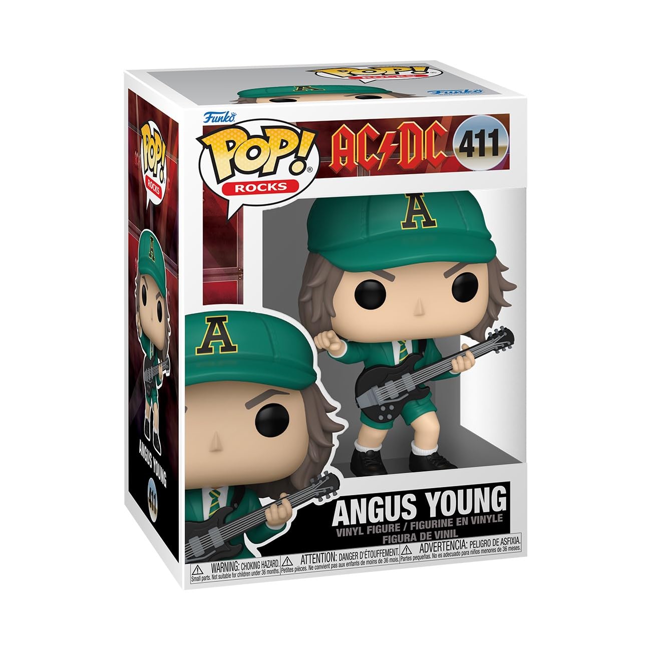 Funko Pop! Rocks: AC/DC - Angus Young (Green) Vinyl Figure 4