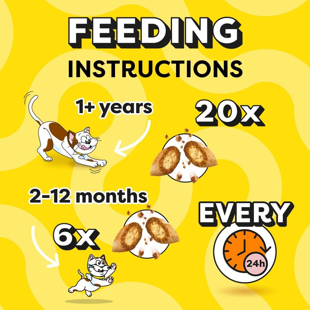 Dreamies - Cheese Cat Treats (8 x 60g Pouches) 12