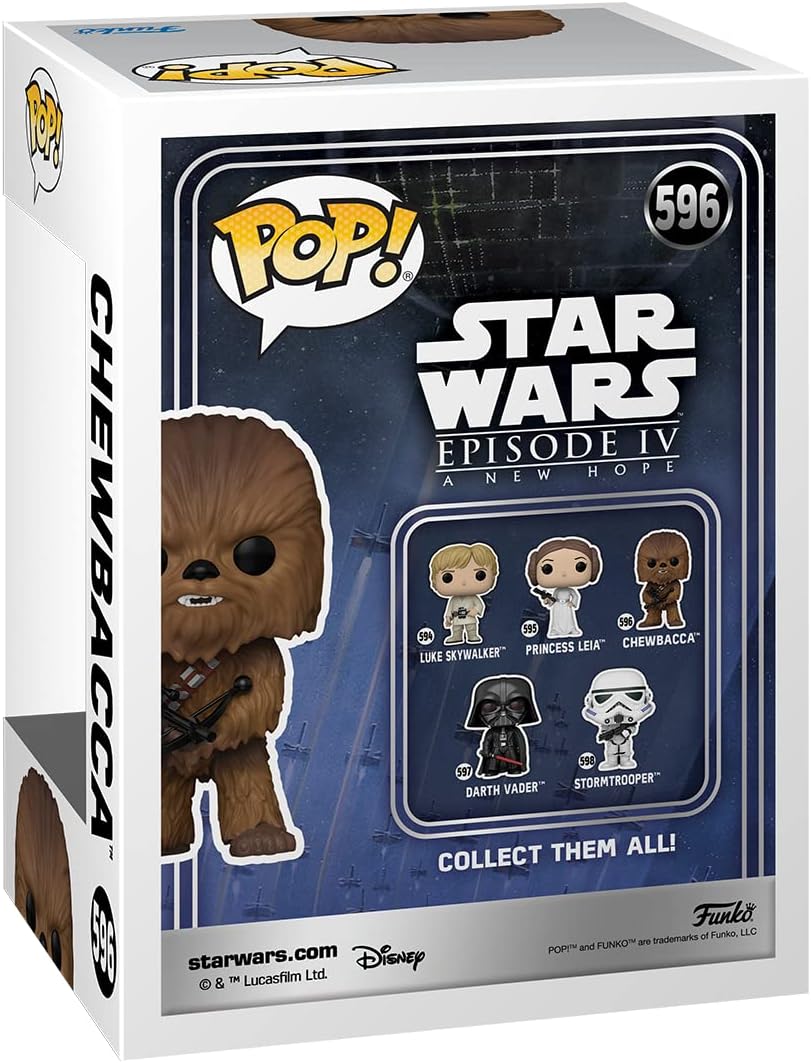 Funko Pop! Star Wars: Episode IV A New Hope - Chewbacca Vinyl Figure (67533) 3