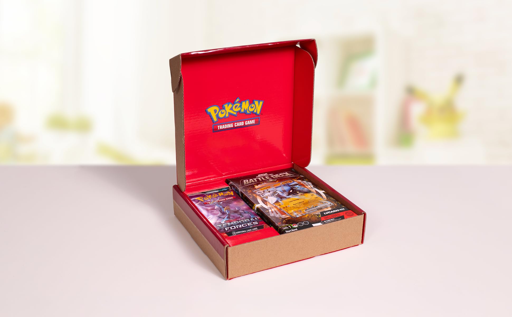 Pokémon TCG: Lucario ex Battle Deck & 2 Booster Packs