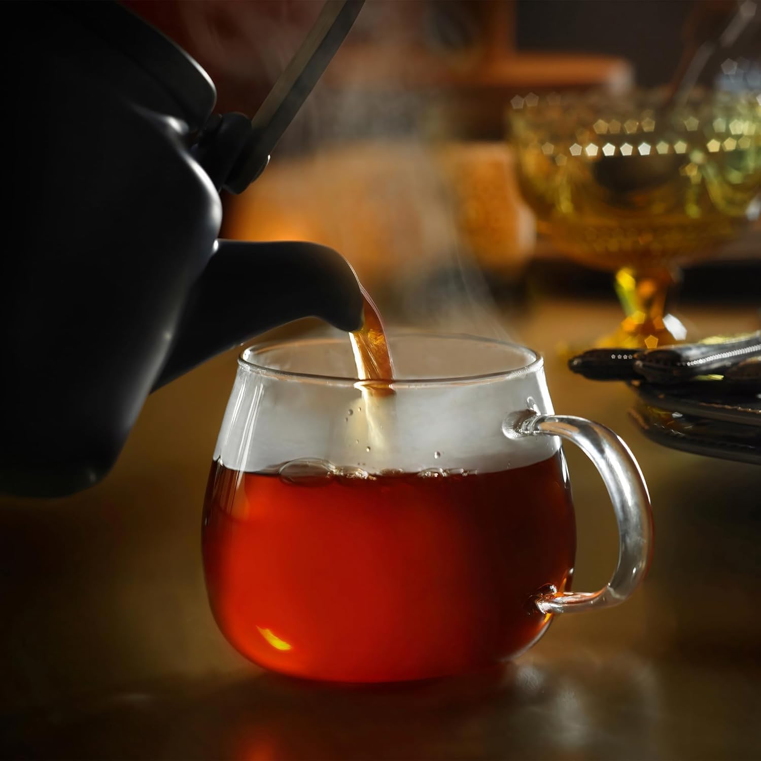 Tetley Redbush Tea with Vanilla - Naturally Caffeine-Free Rooibos Tea Bags - Rainforest Alliance Certified - 240 Teabags (6 x 40)