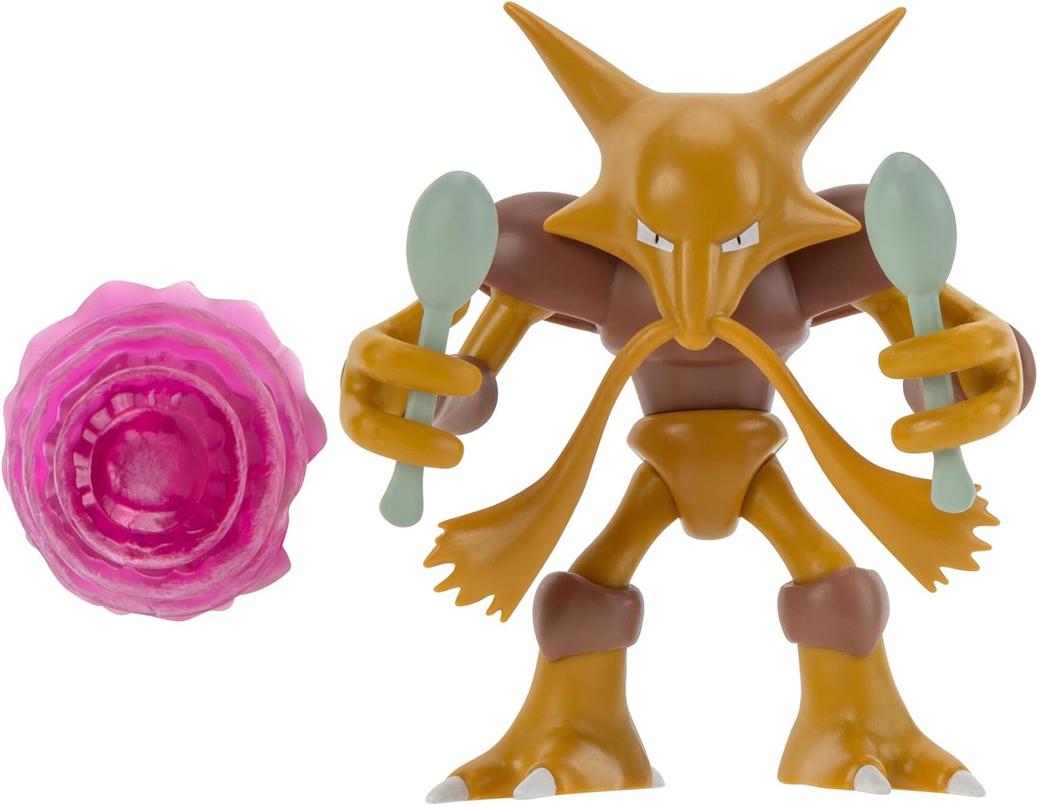 Pokémon Alakazam 4.5" Battle Figure - Dynamic Articulation, Simsala Color 3