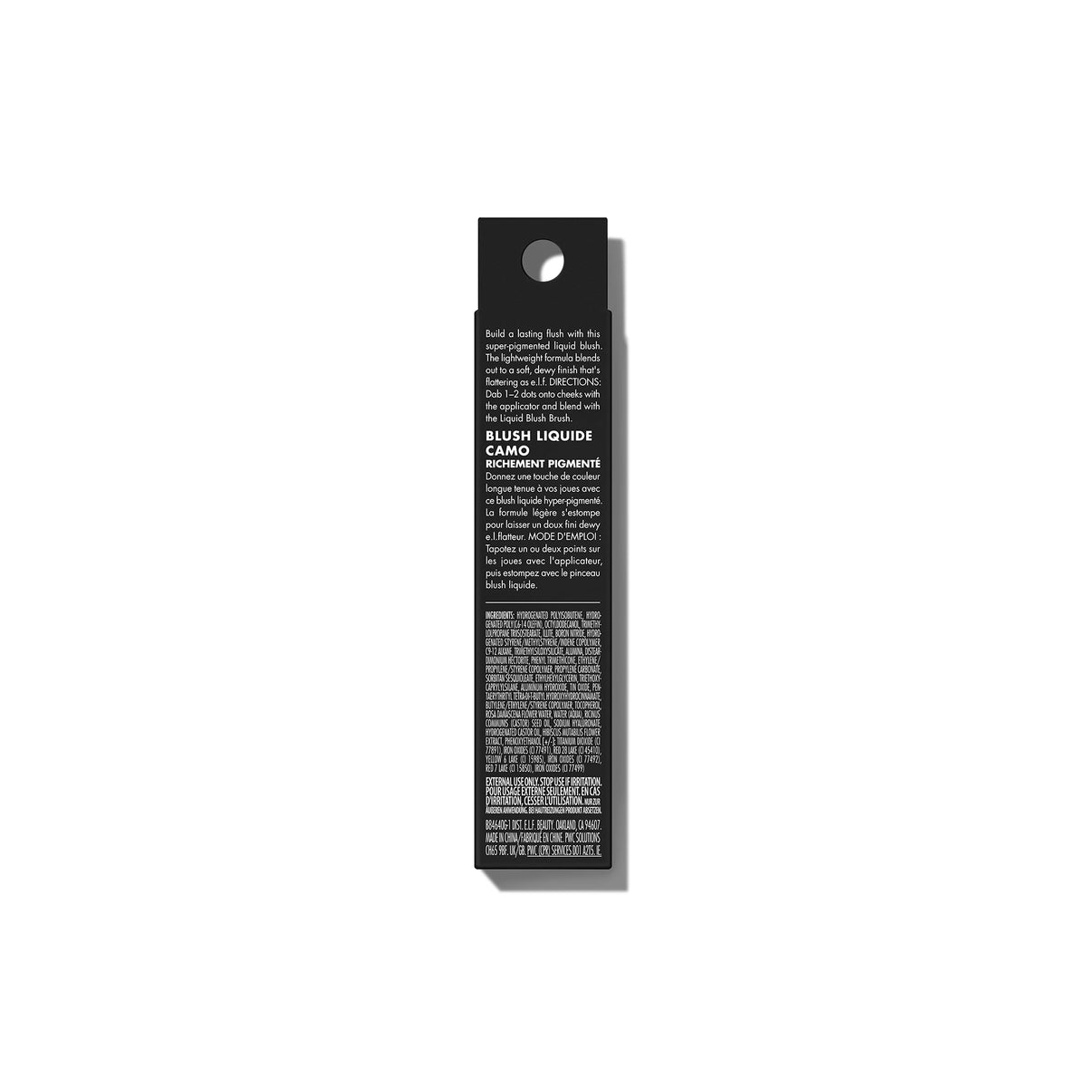 e.l.f. Camo Liquid Blush - Cheeky Lychee, 4 ml, Dewy Finish