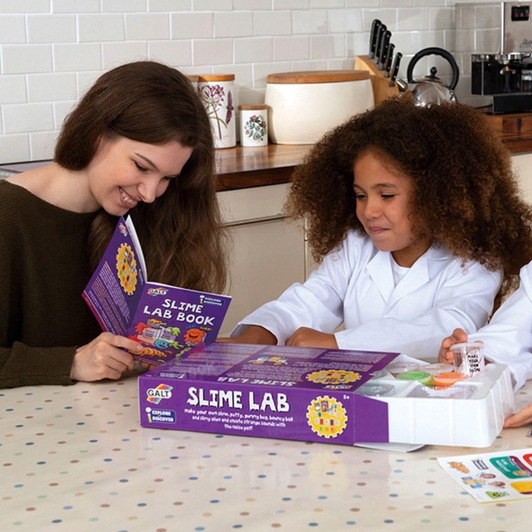 Galt Slime Lab Science Kit - STEM Learning Slime & Putty Experiments for Kids 5+ 11