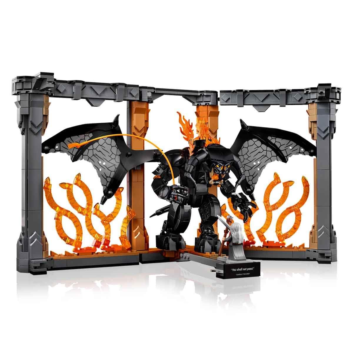 LEGO Icons The Lord of the Rings: Balrog Book Nook - Building Set for Adults 10