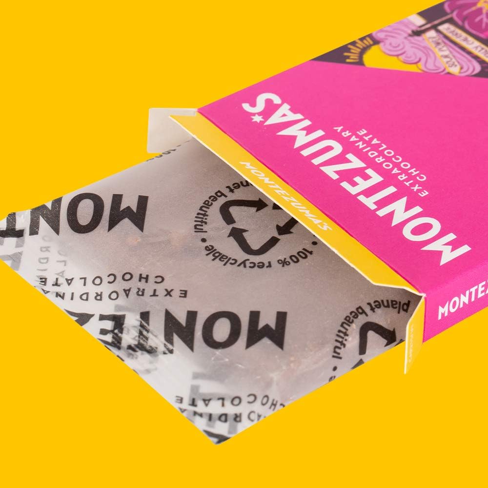 Montezuma's - Schwarzwälder Zartbitterschokolade mit 70 % Kakao und Kirsche, 90 g Tafel