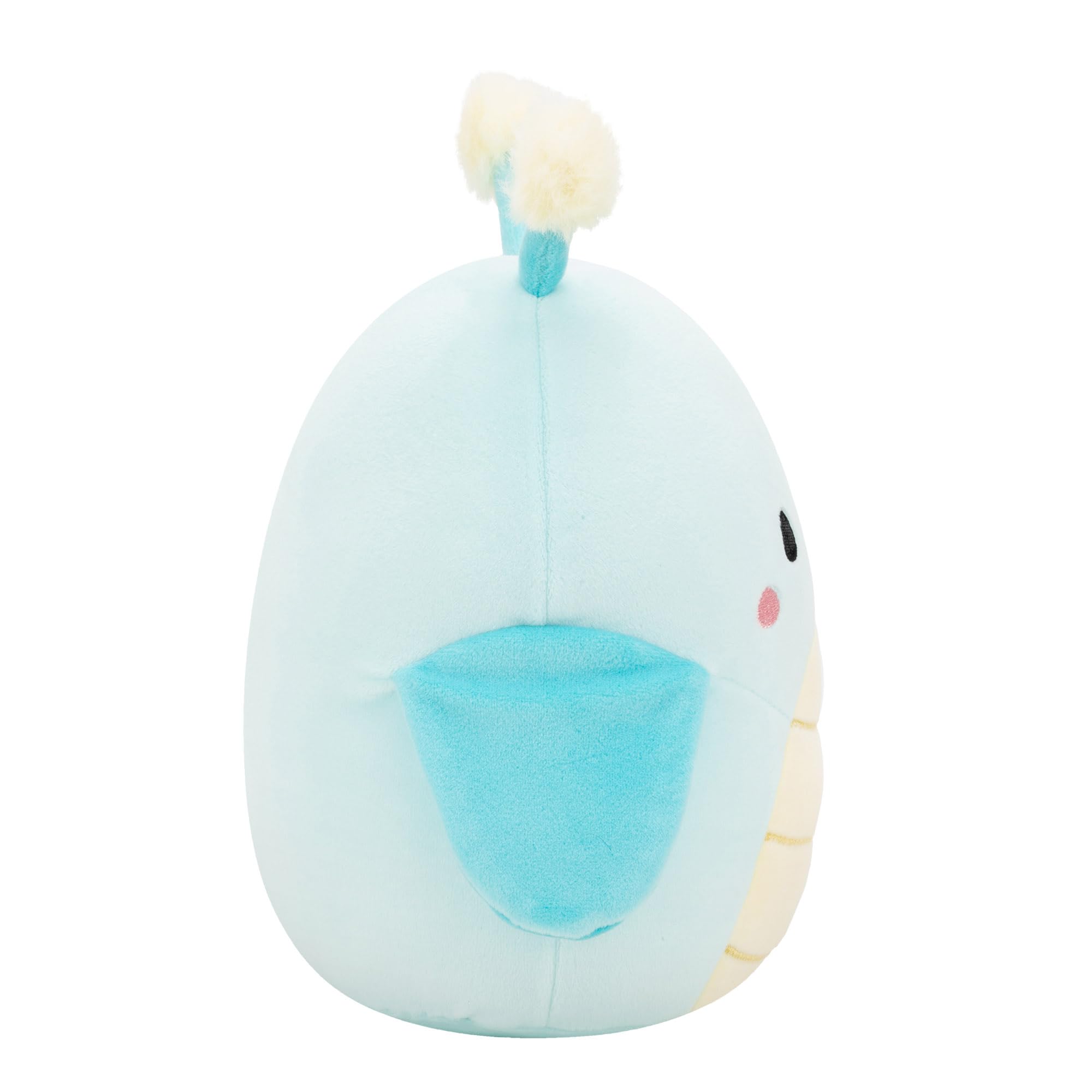 Squishmallows 7.5-Inch Giles the Winking Blue Grasshopper Plush - Musical Toy 10