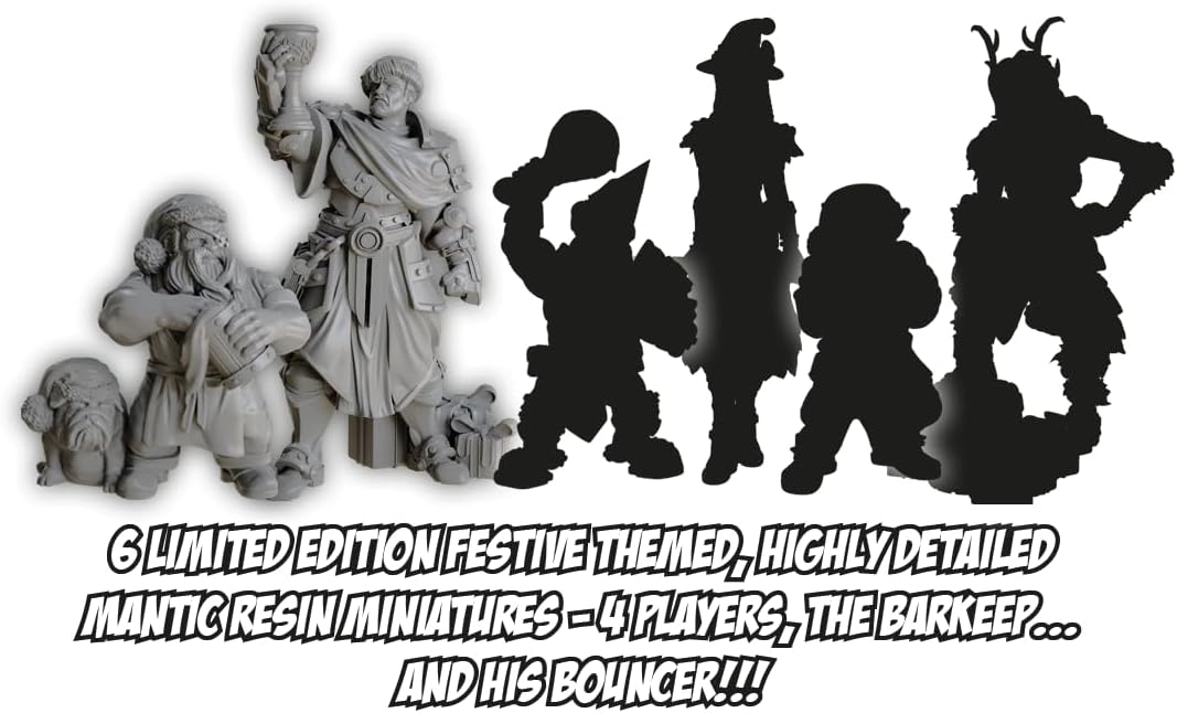 Mantic Games Tavern Mayhem – BarRoom Brawl Adventskalender-Spielset (MGBBM101) 7